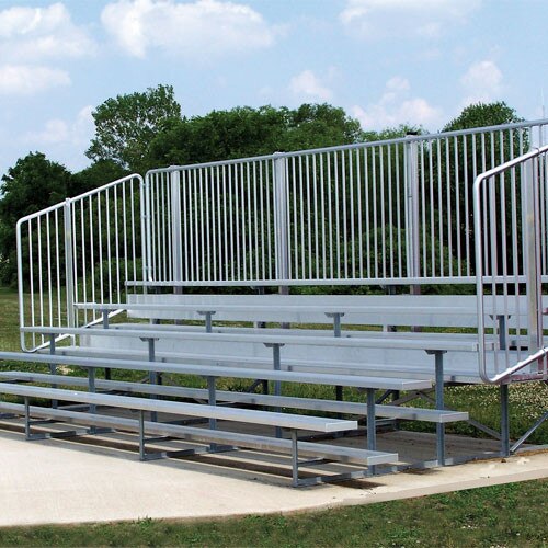 Bleachers With Fencing
